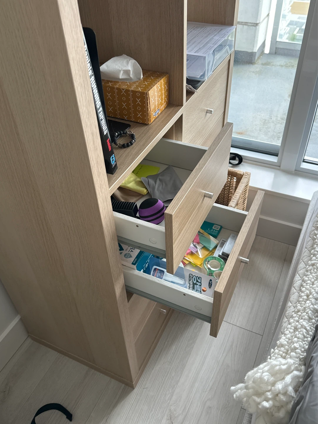 IKEA KALLAX Shelf Unit (Vertical, Light Beige) – Storage Combo - photo 4