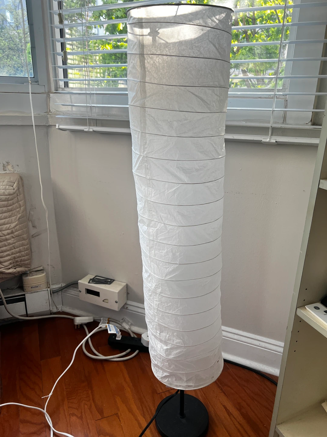 White Paper Floor Lamp