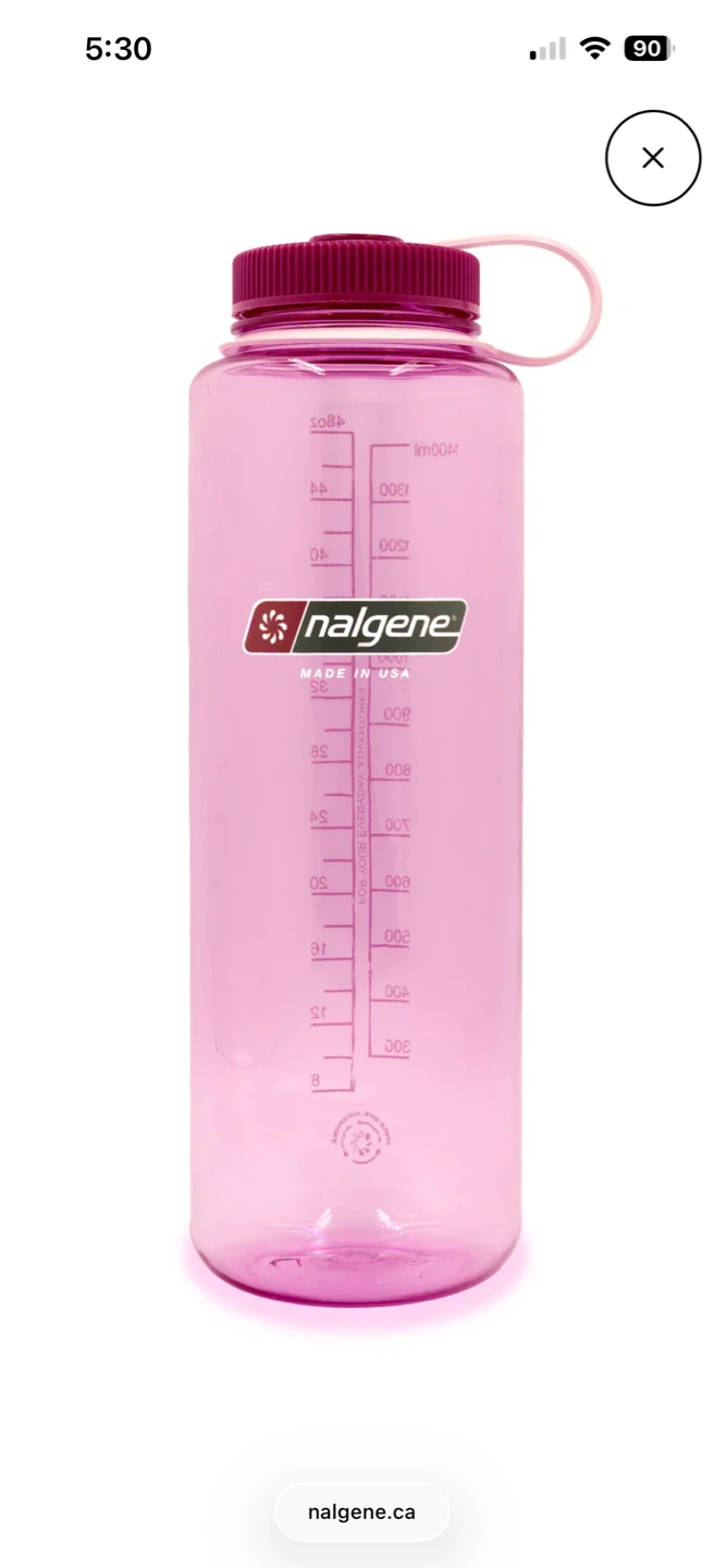BRAND NEW Nalgene 1.4L Water Bottle - Pink 32 oz