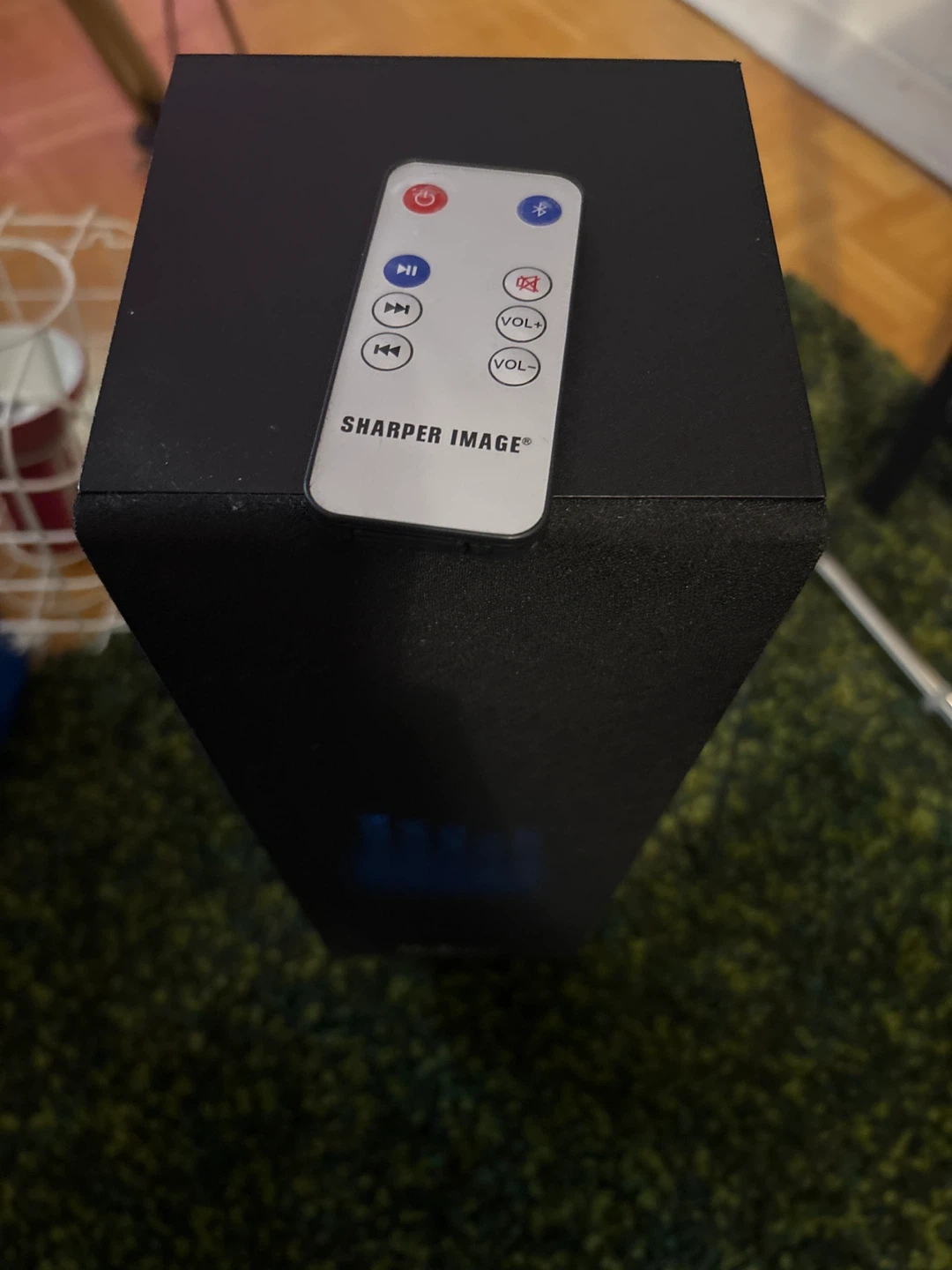 Sharper Image Table Top Tower Speaker with LED Light Display - photo 3