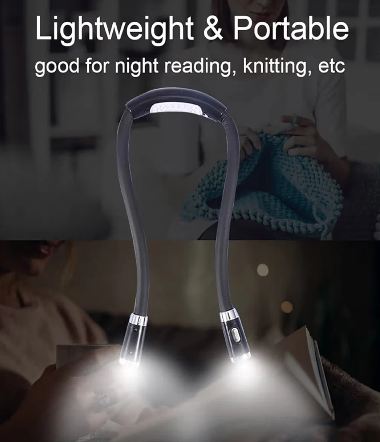 2 Flexible Neck Lights LED Black - photo 5