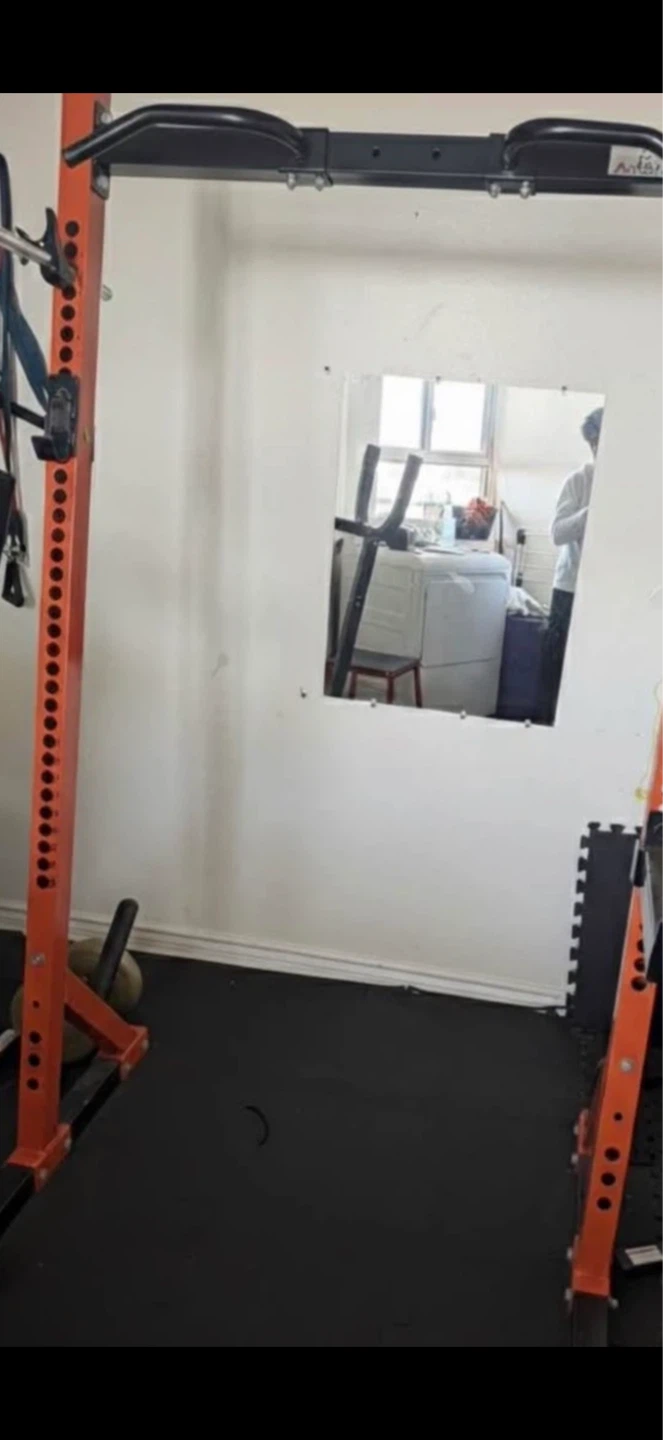 Squat rack with pull up bar