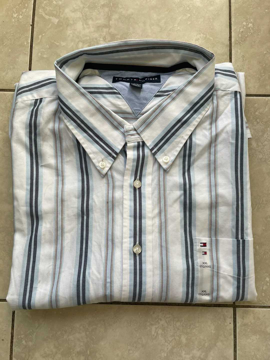 OFFER!! Striped Button-Up Shirt XXL - photo 2