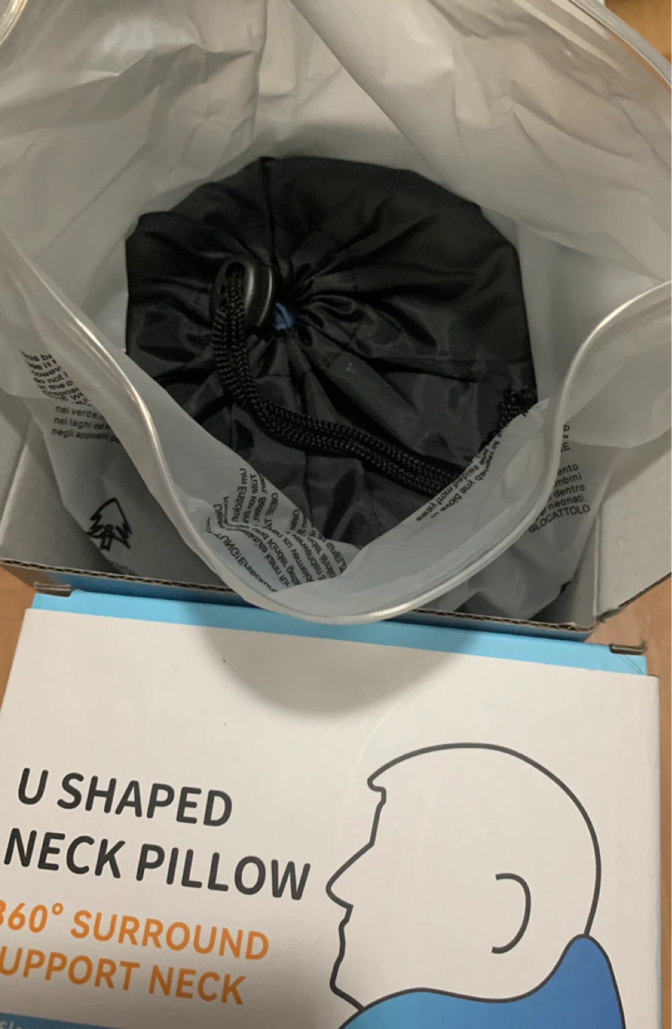 U Shaped Neck Pillow with Slow Rebound Memory Foam - photo 3