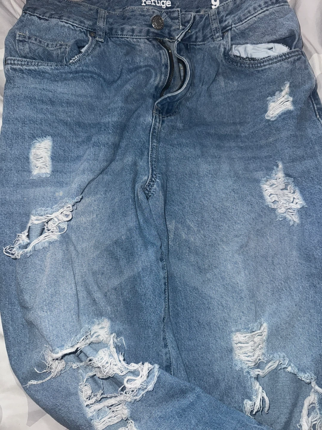 Refuge Ripped Mom Jeans Size 9 - photo 2