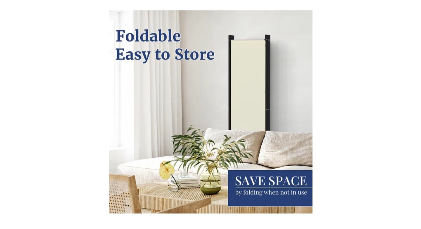 Kokorona 6-Panel Freestanding Room Divider - photo 5