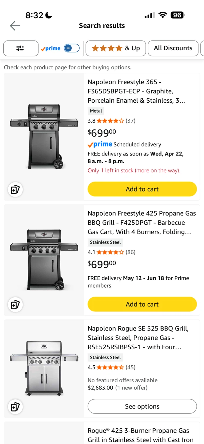 Napoleon Freestyle BBQ Grill