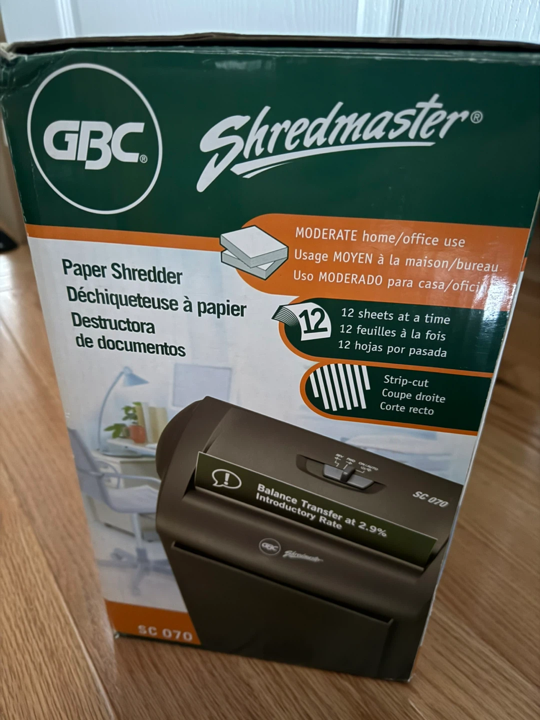 GBC Shredmaster SC 070 Paper Shredder