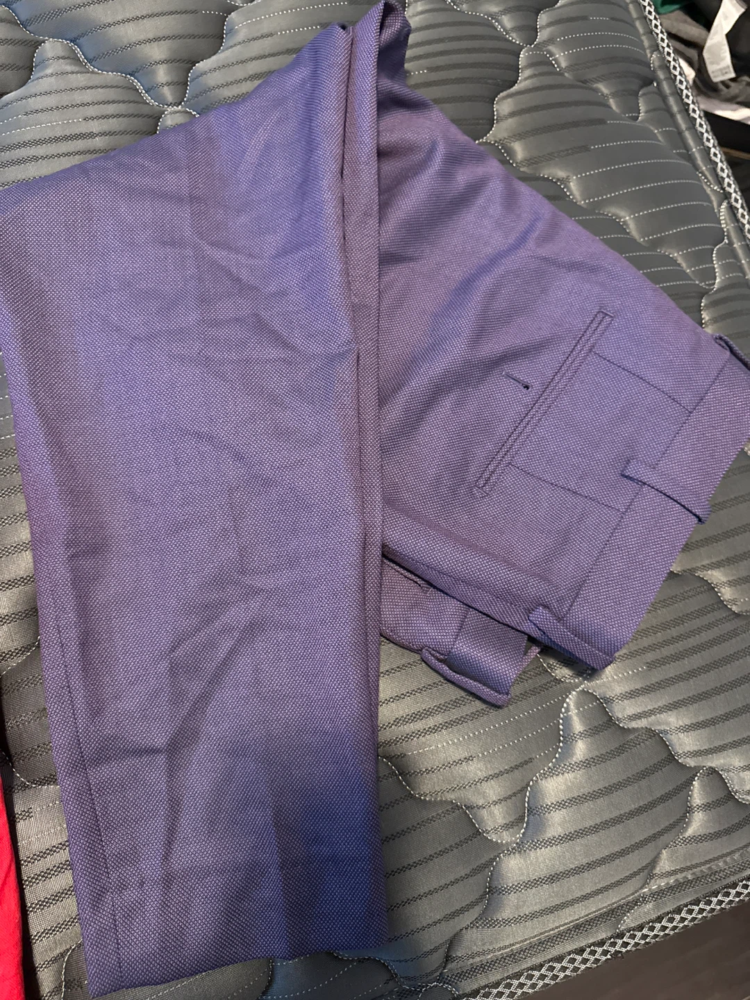 Purple Textured Dress Pants - photo 2