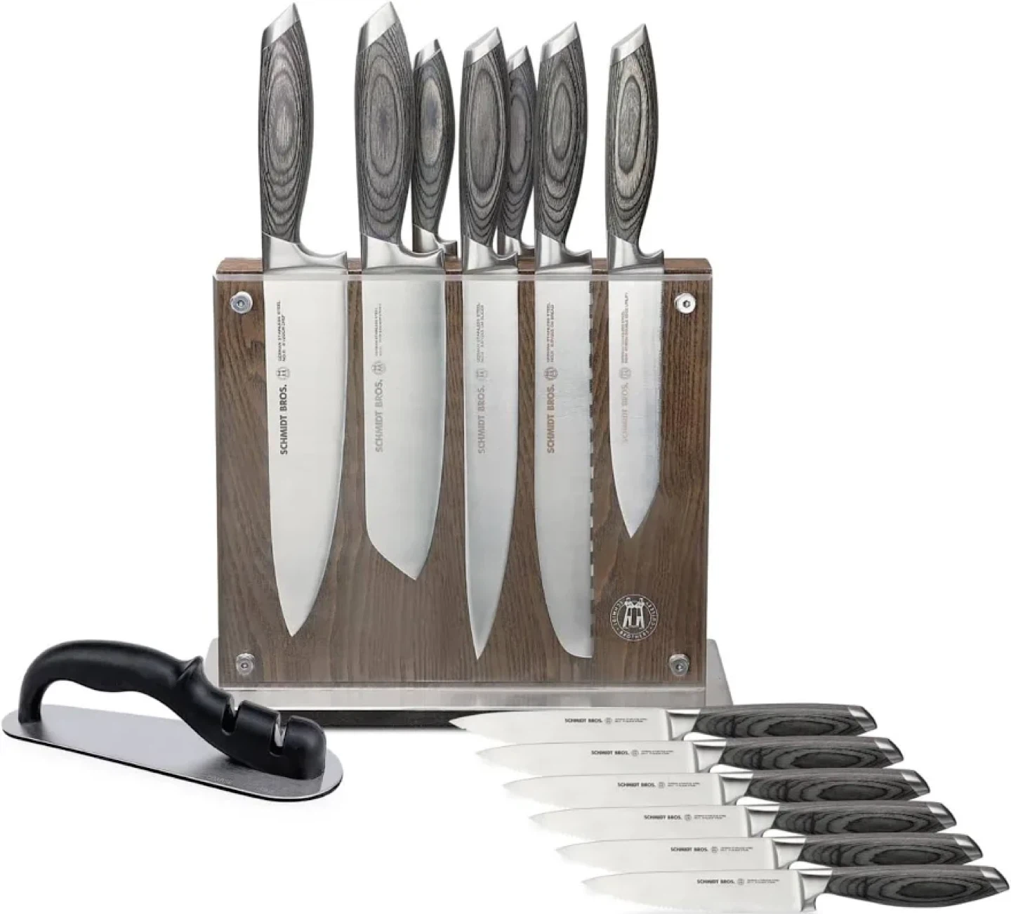 Schmidt Brothers 15-Piece Stainless Steel Knives Set