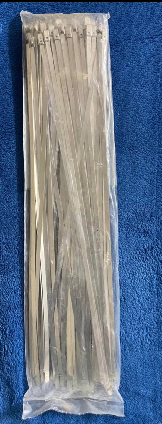 Panduit MLT4S-CP Stainless Steel Cable Ties - 100 Pack - photo 3