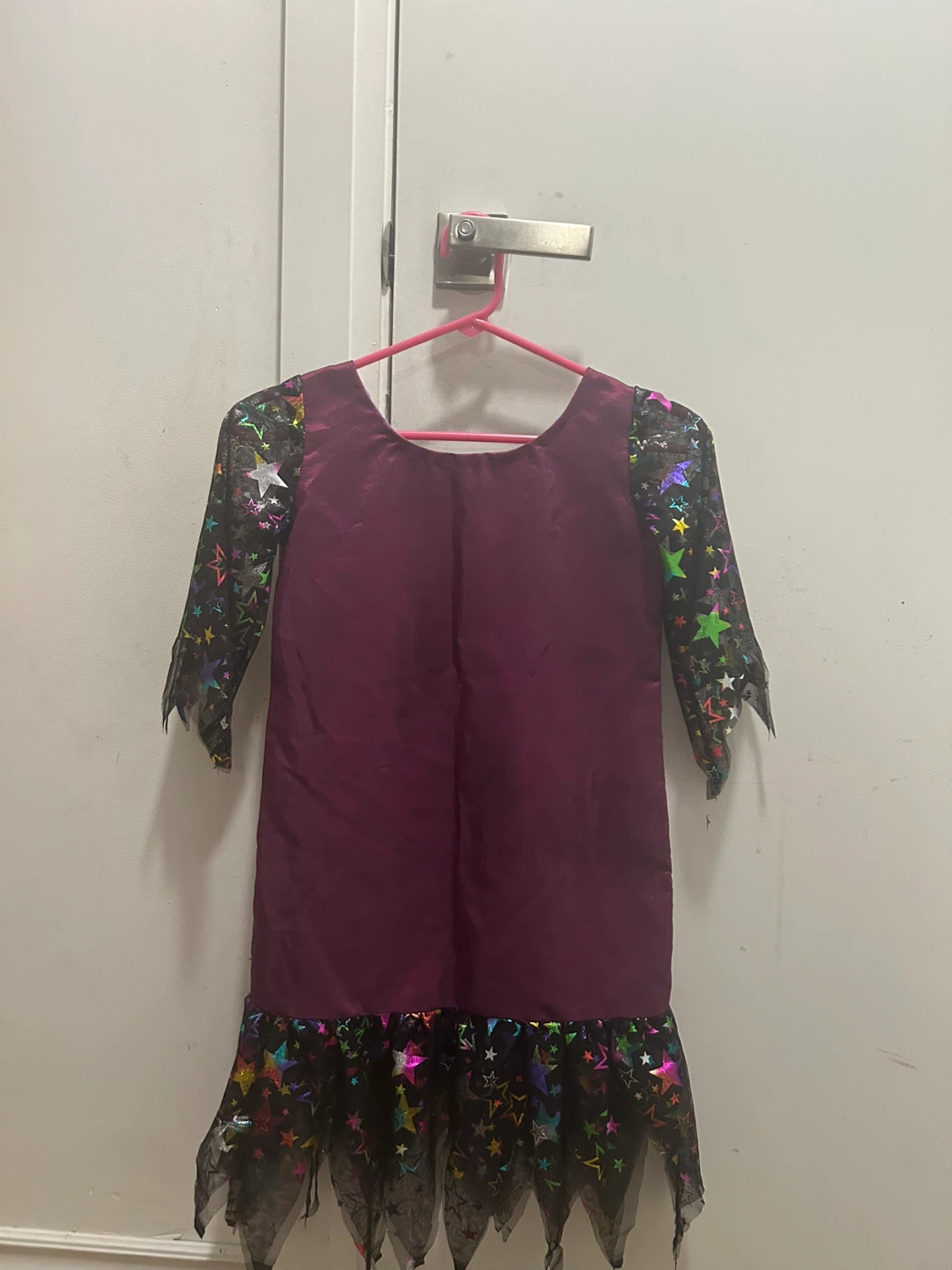 Kids Witch Costume Dress with Star Accents