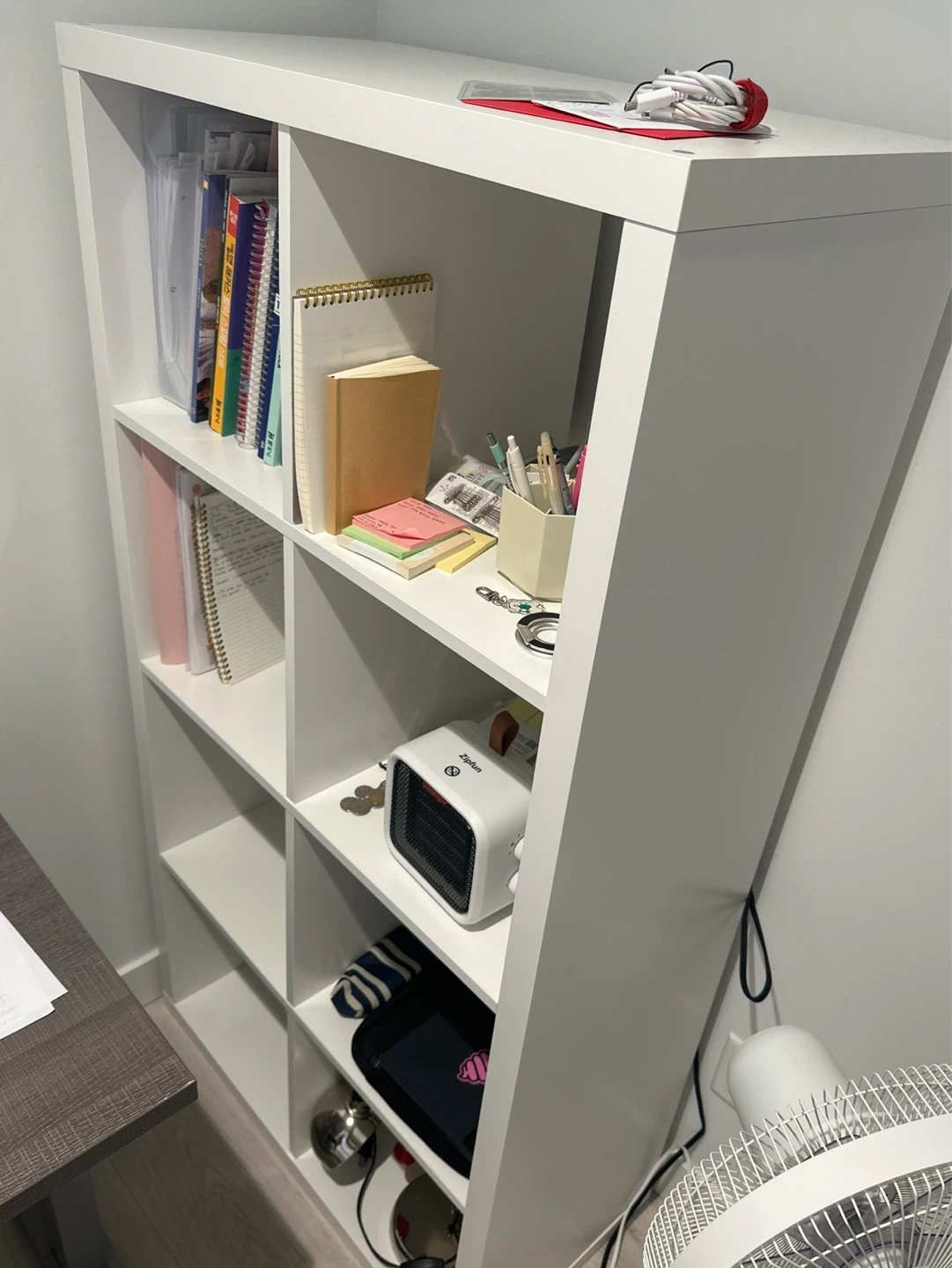 IKEA KALLAX Shelf Unit (White) – Like New - photo 2
