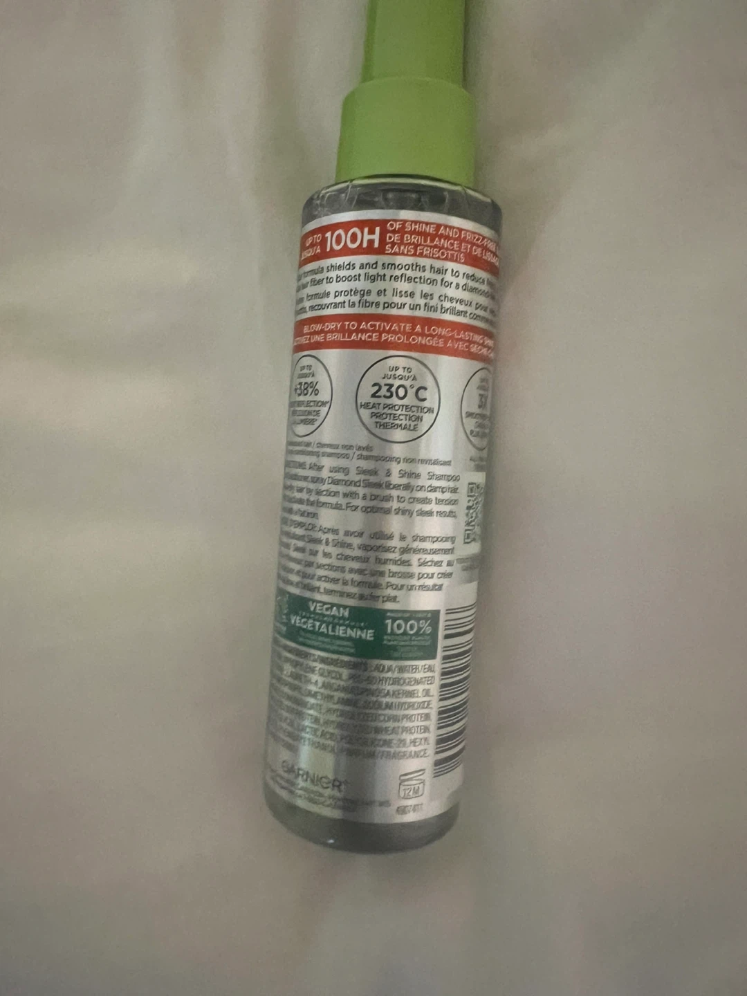 Garnier Fructis Diamond Sleek Shine-Coat Smoothing Spray - photo 2