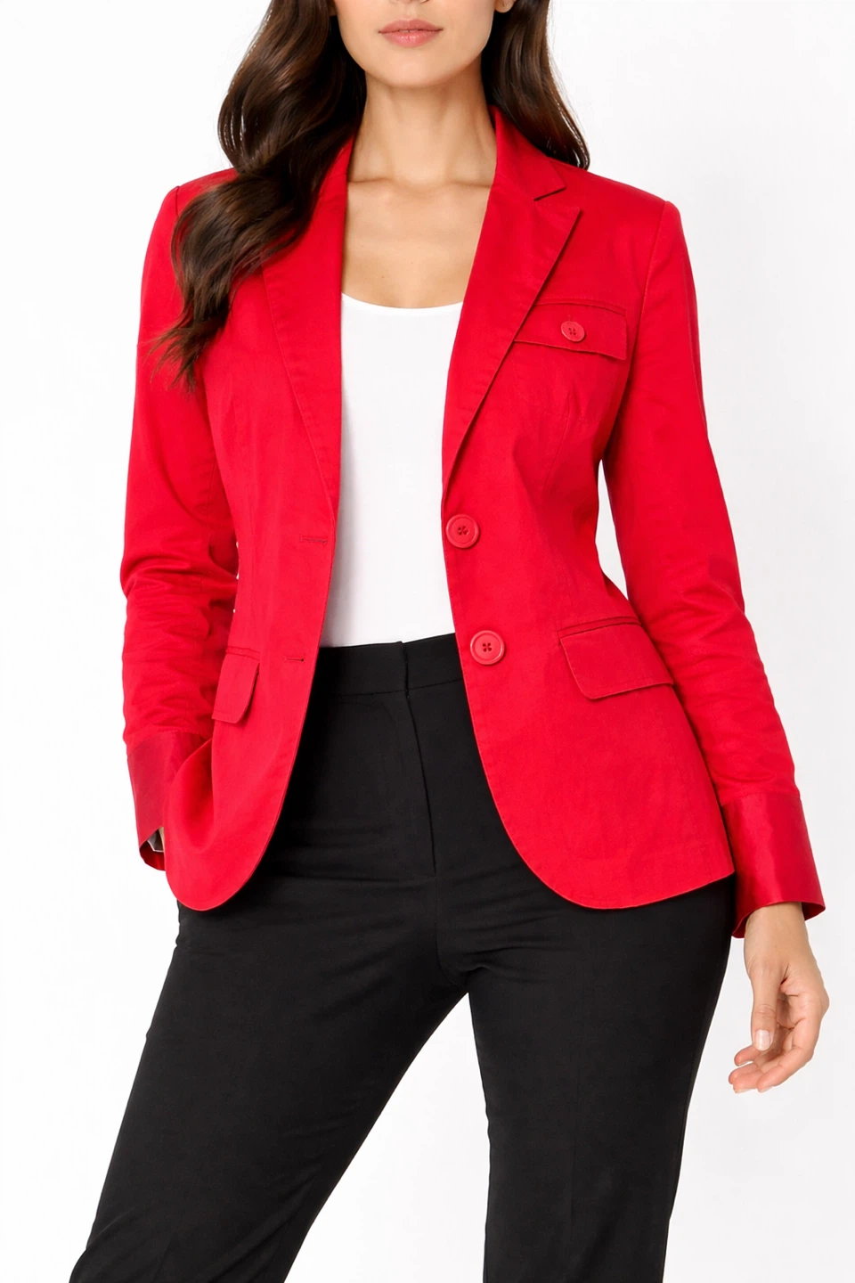 Red Smartset Blazer