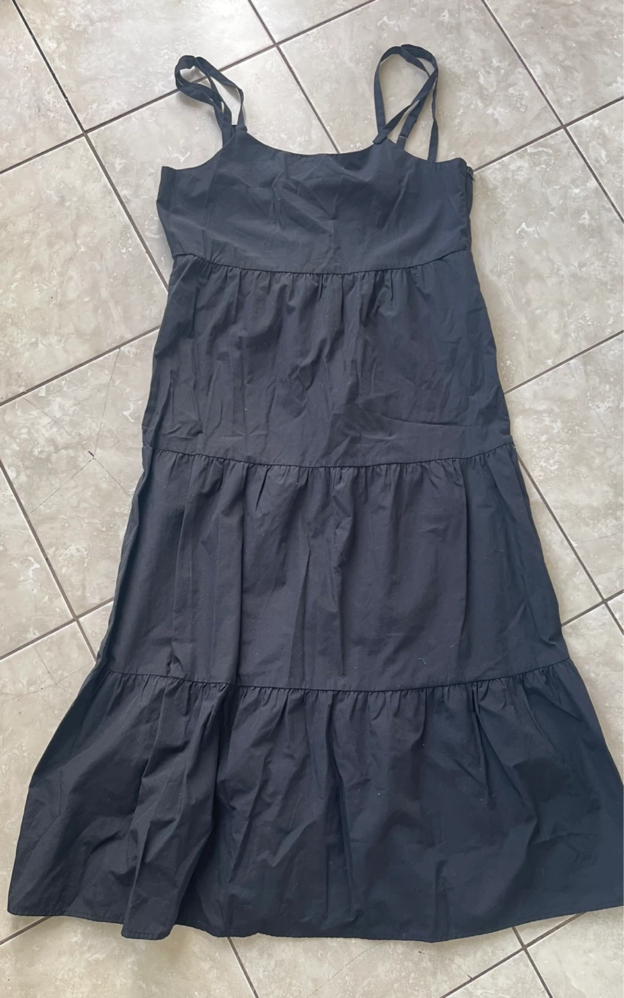Black tiered maxi dress - photo 2