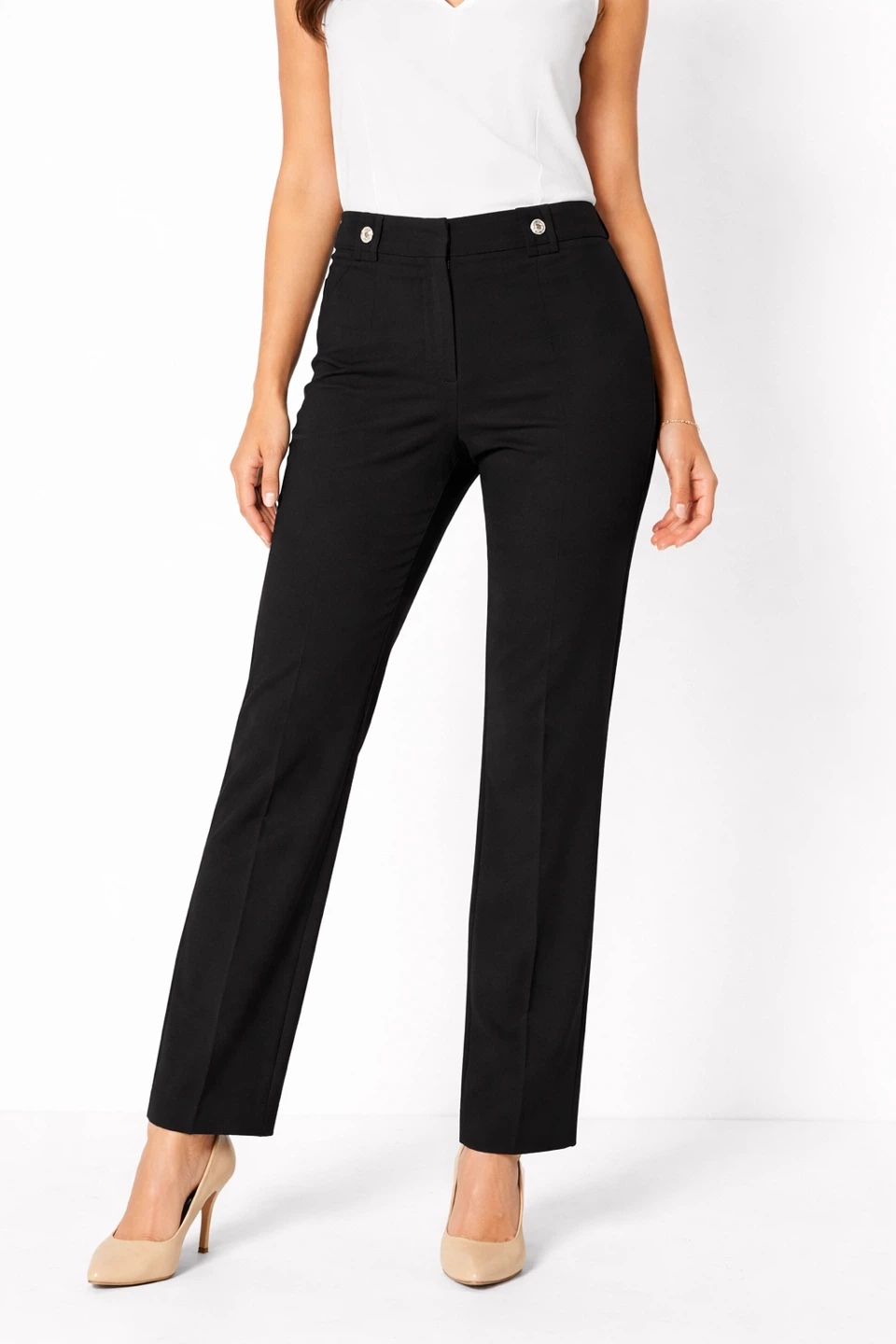 Madison Grey New York Black Dress Pants PS