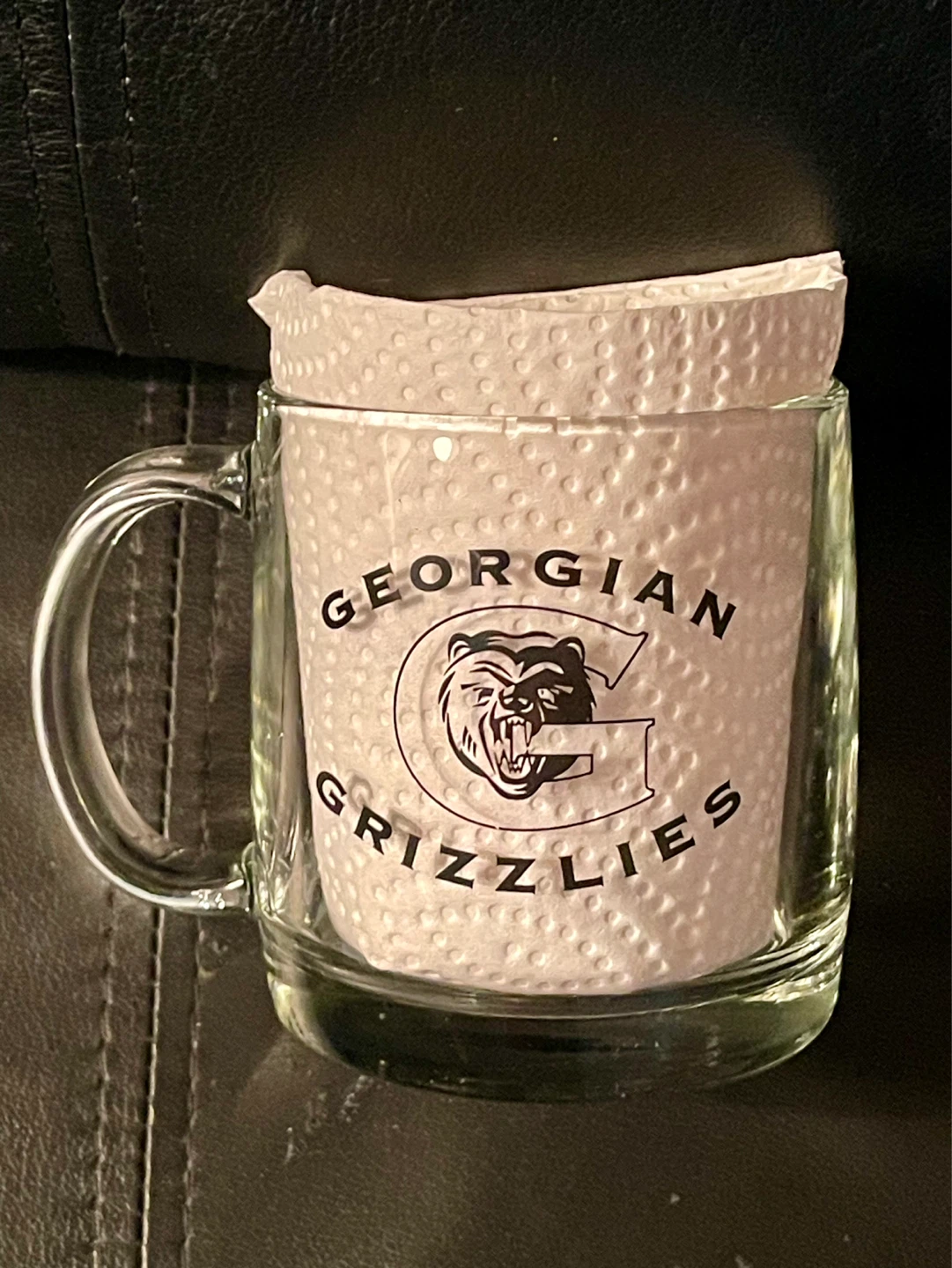 Georgian Grizzlies Glass Mug