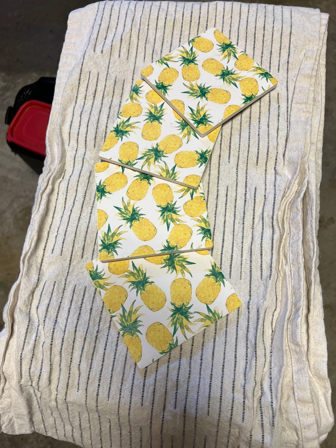 Pineapple Coasters