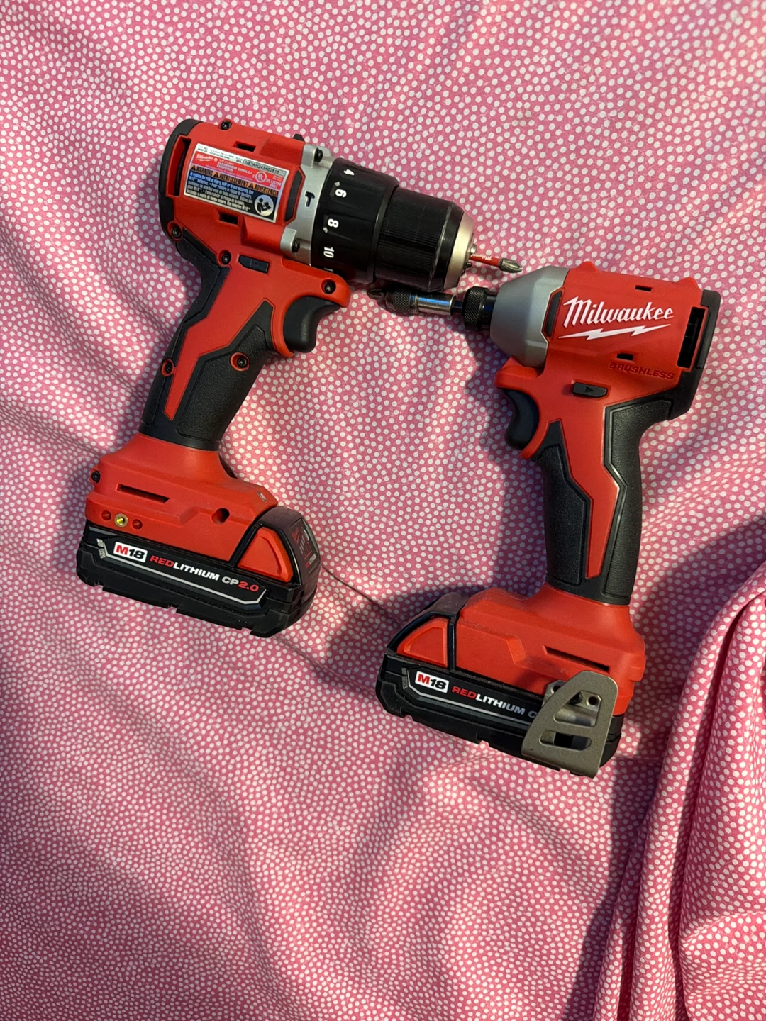 Milwaukee M18 RedLithium CP2.0 Drill and Impact Driver