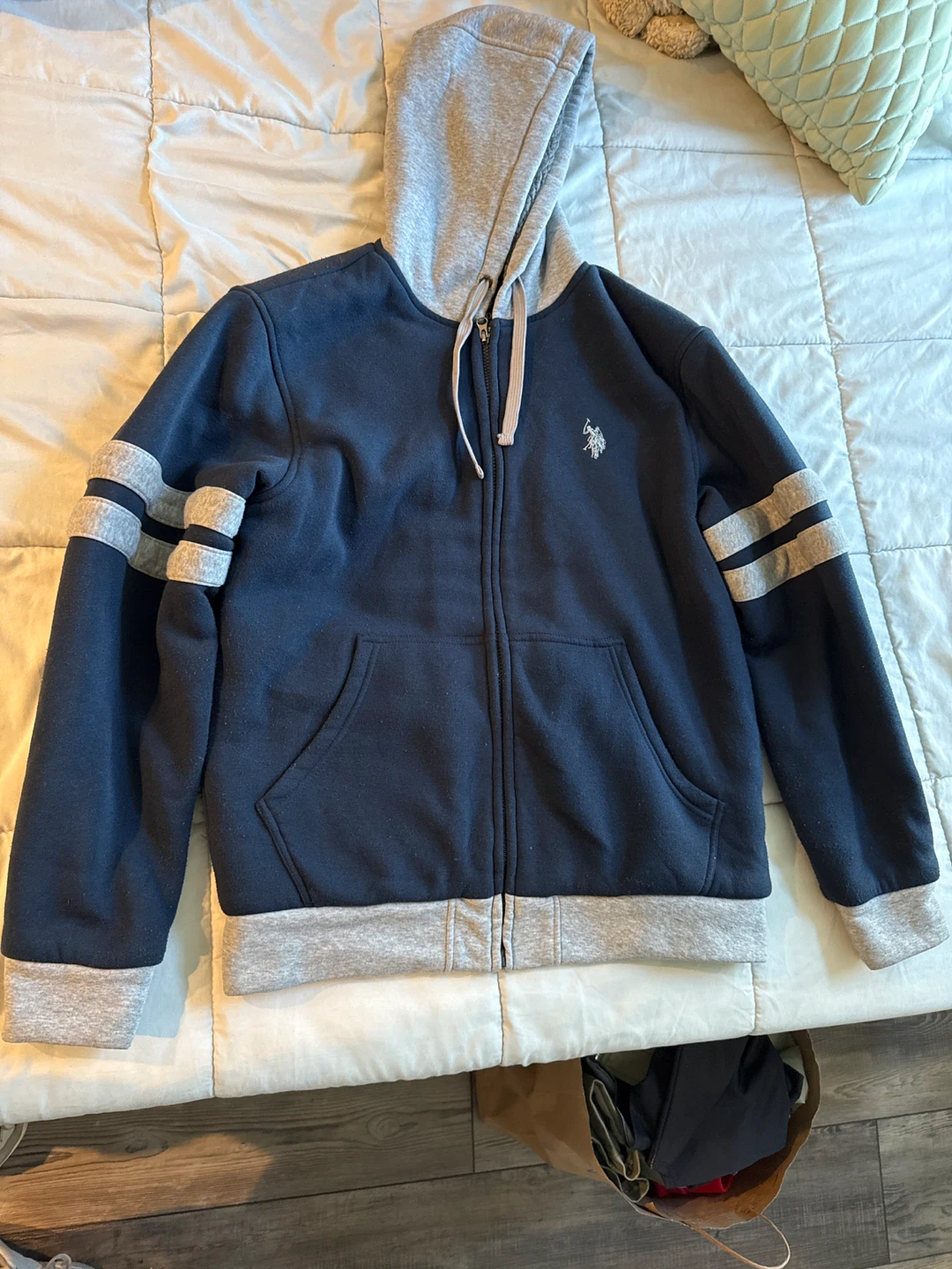 U.S. Polo Assn. Zip-Up Hoodie Size M