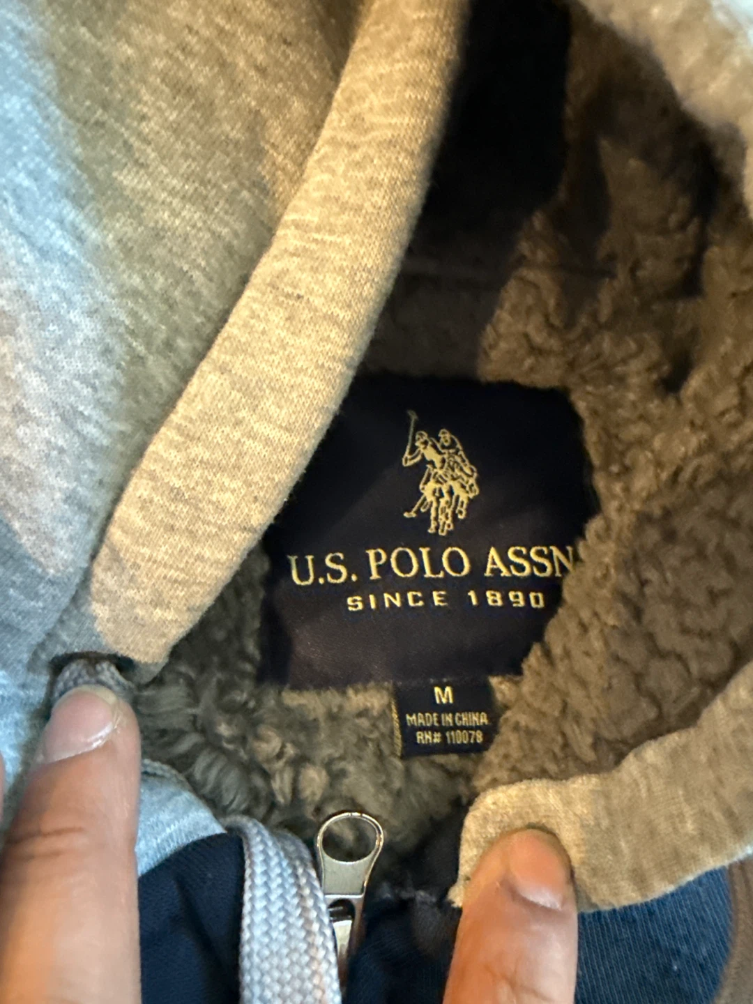 U.S. Polo Assn. Zip-Up Hoodie Size M - photo 3