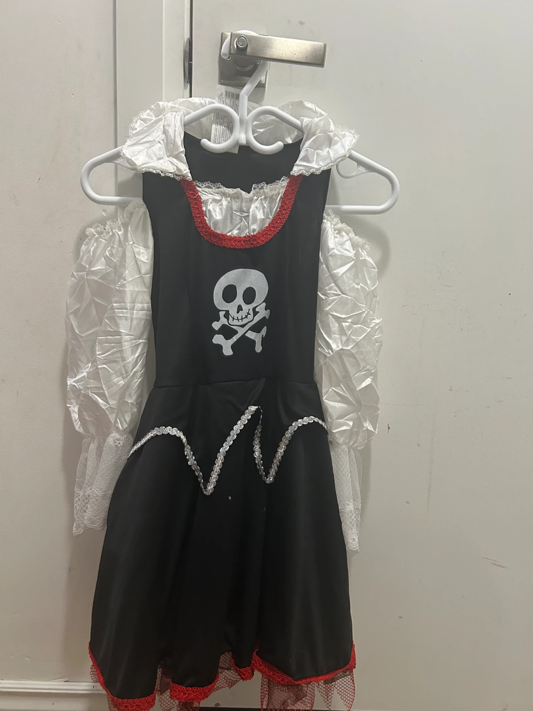 Pirate Costume Dress with Skull and Crossbones