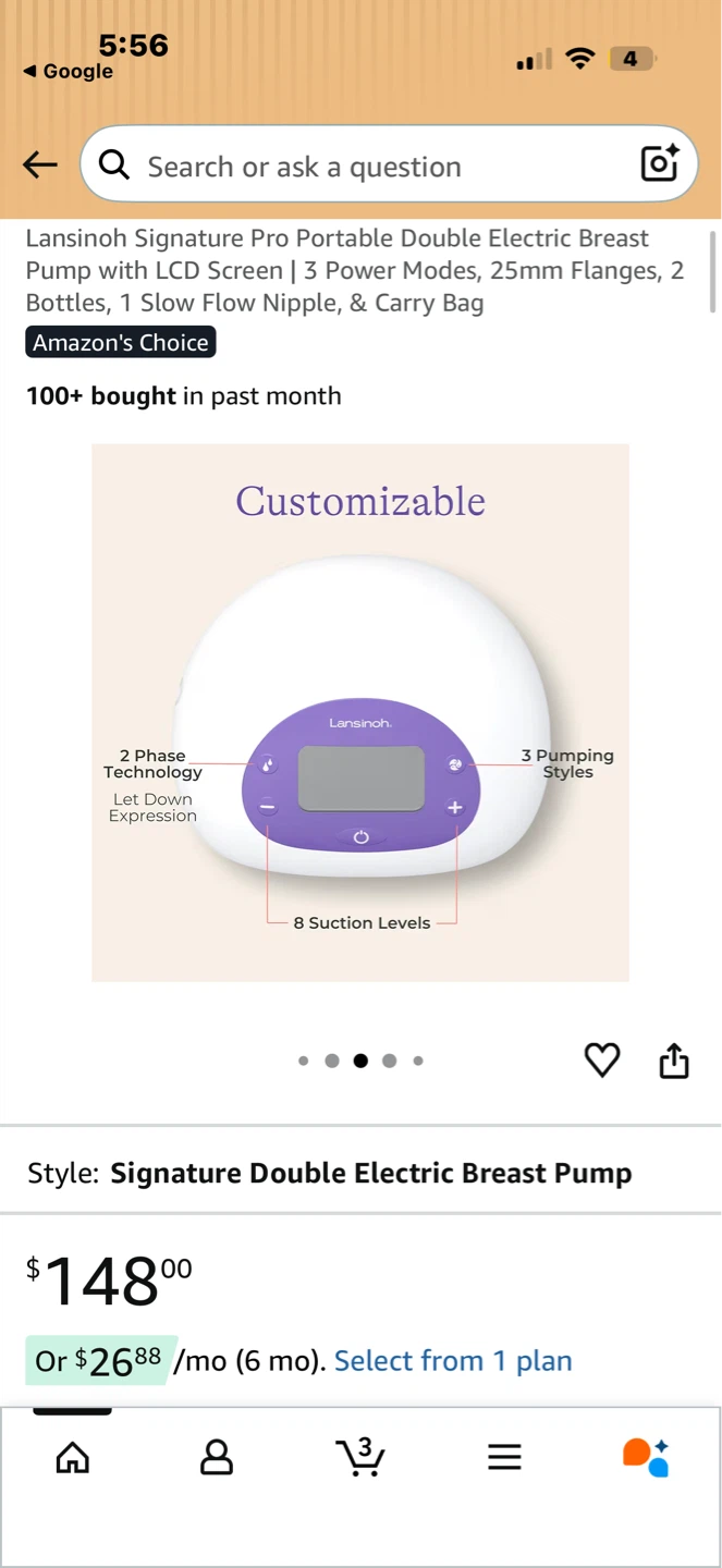 Lansinoh Electric Breast Pump