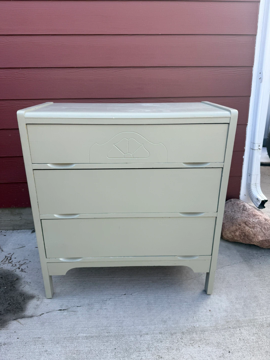 Vintage Solid Wood 3-Drawer Dresser