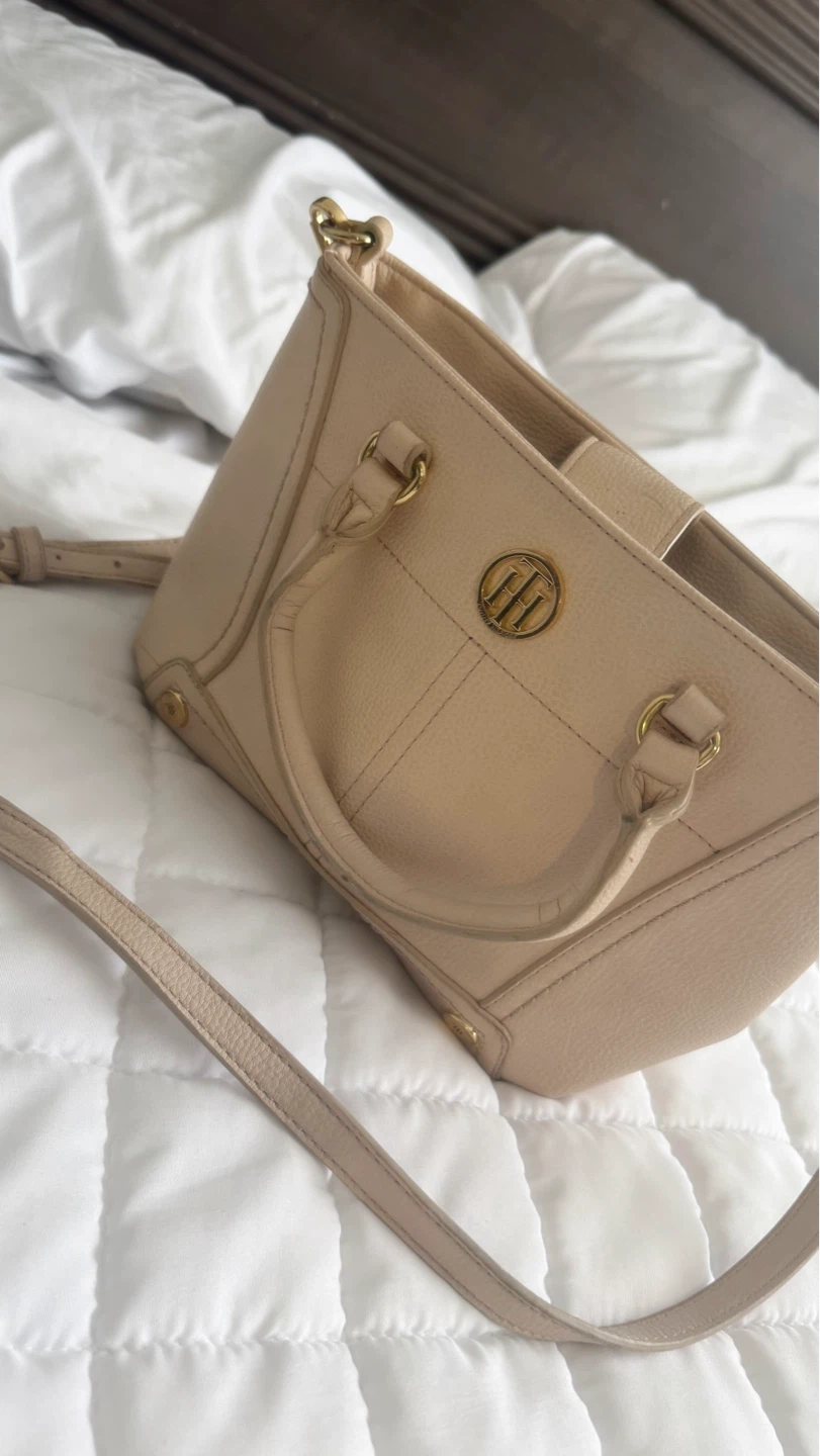 Tommy Hilfiger Satchel Bag - Beige