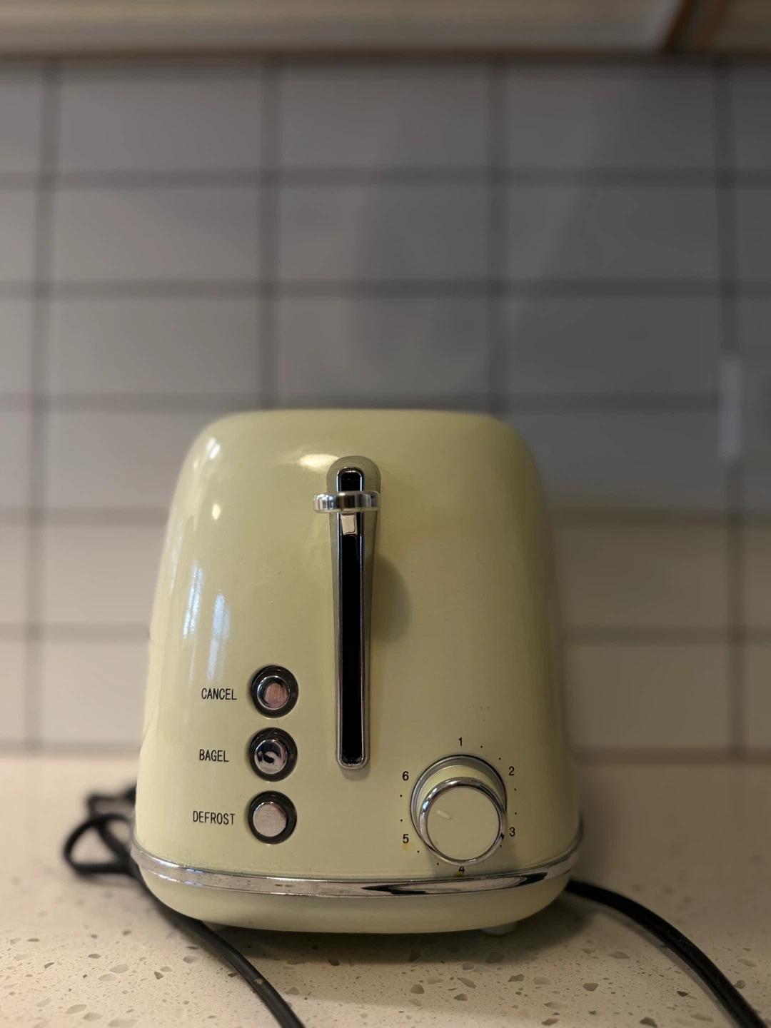 Keenstone 2-Slice Retro Toaster - Cream