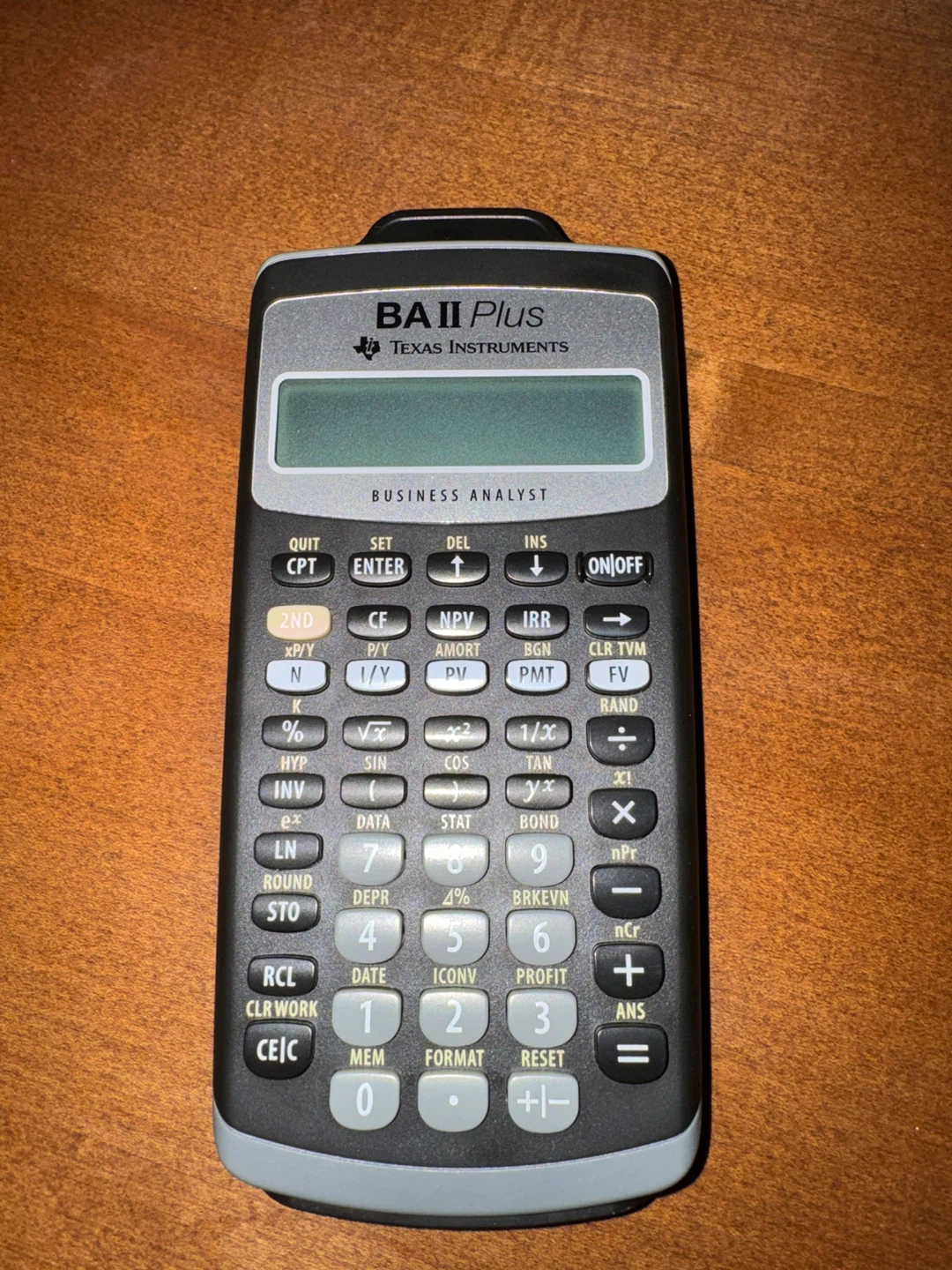 Texas Instruments BA II Plus Financial Calculator