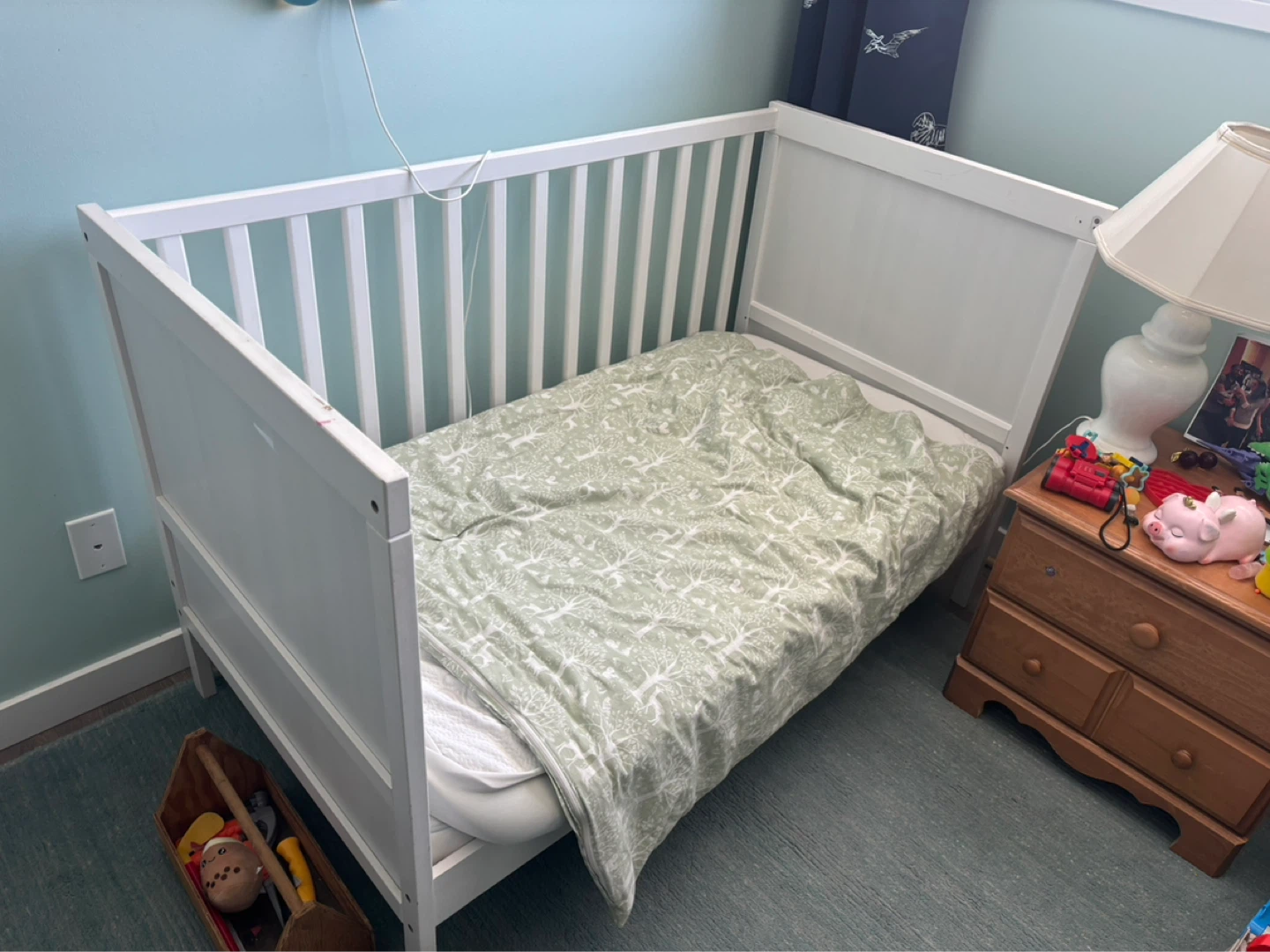 IKEA Sundvik Crib with the conversion to daybed