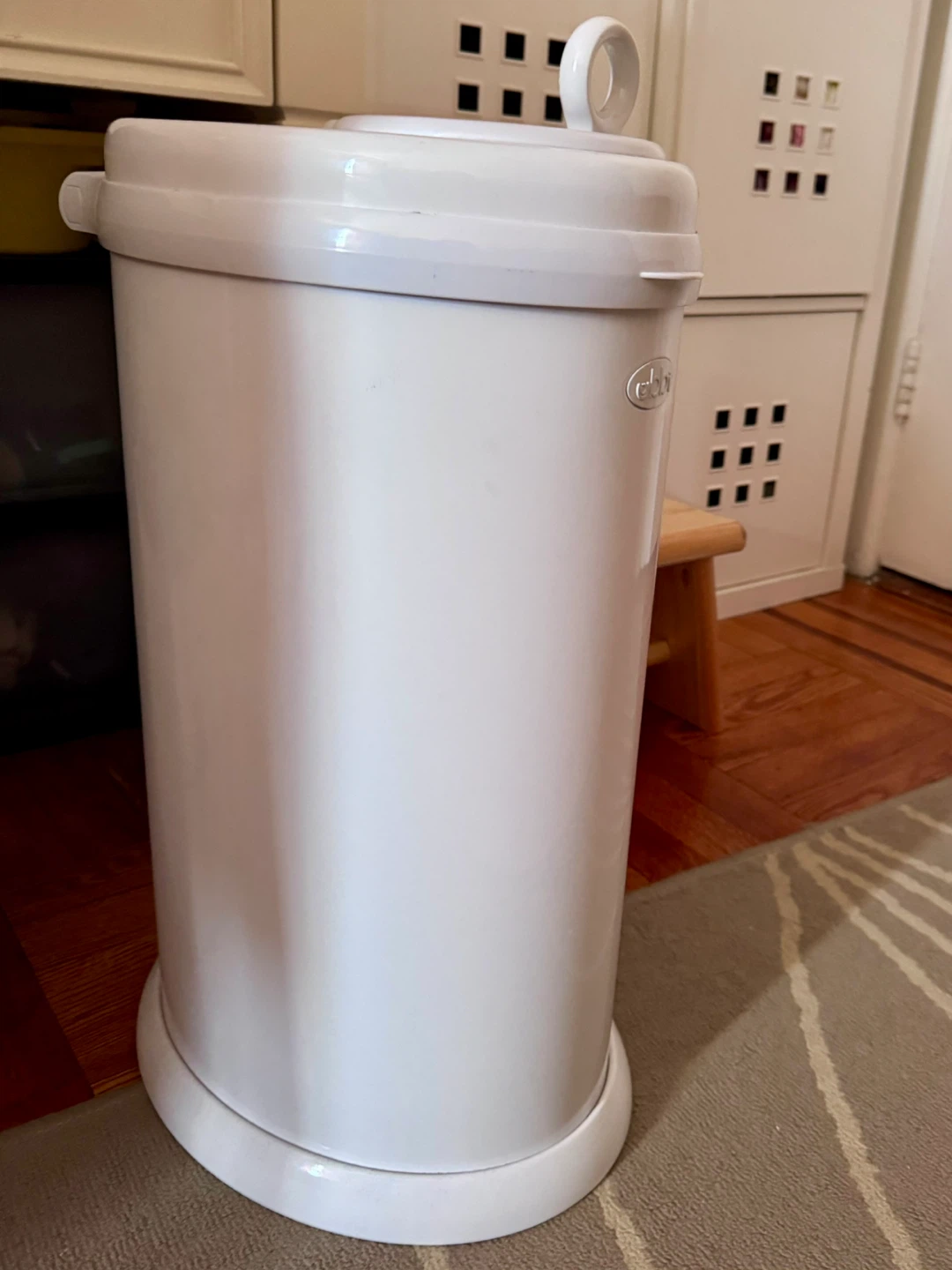 Ubbi Steel Diaper Pail White