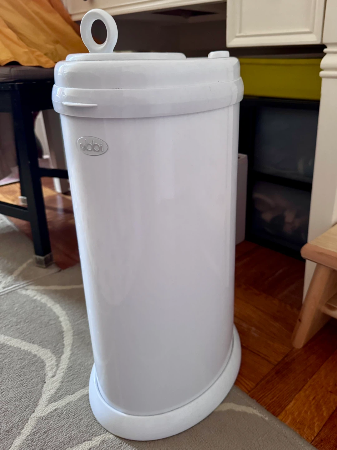 Ubbi Steel Diaper Pail White - photo 2