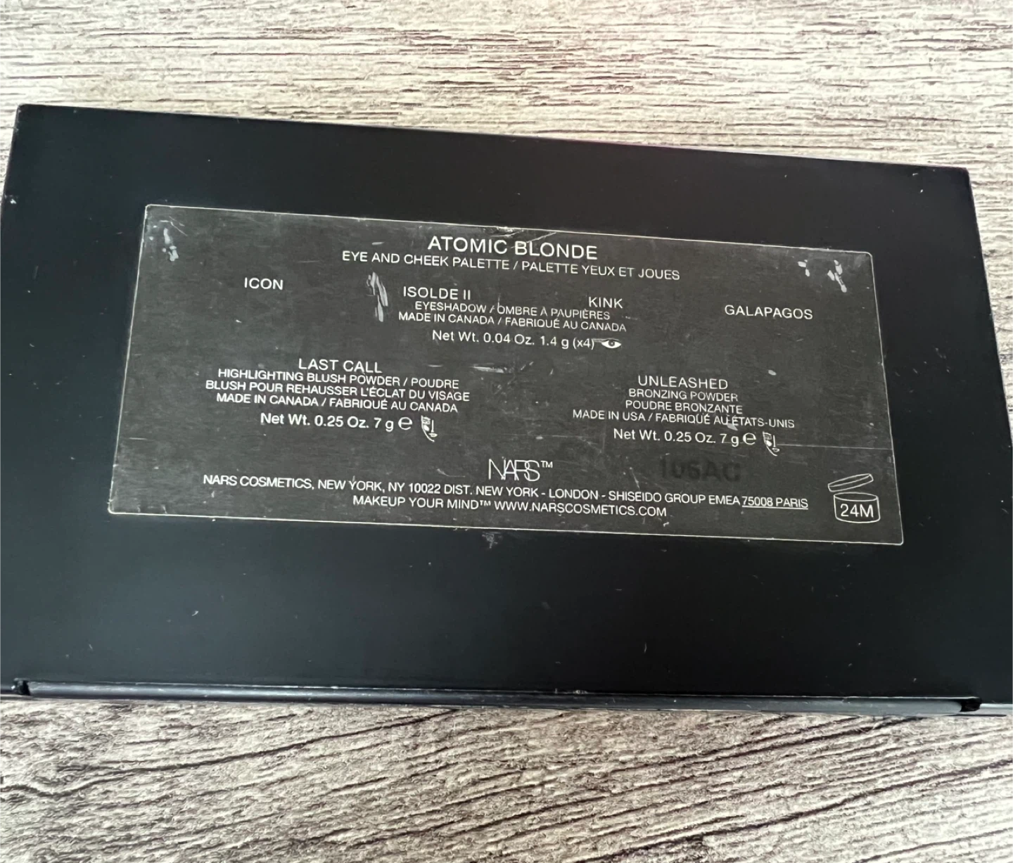NARS Atomic Blonde Eye and Cheek Palette - photo 5