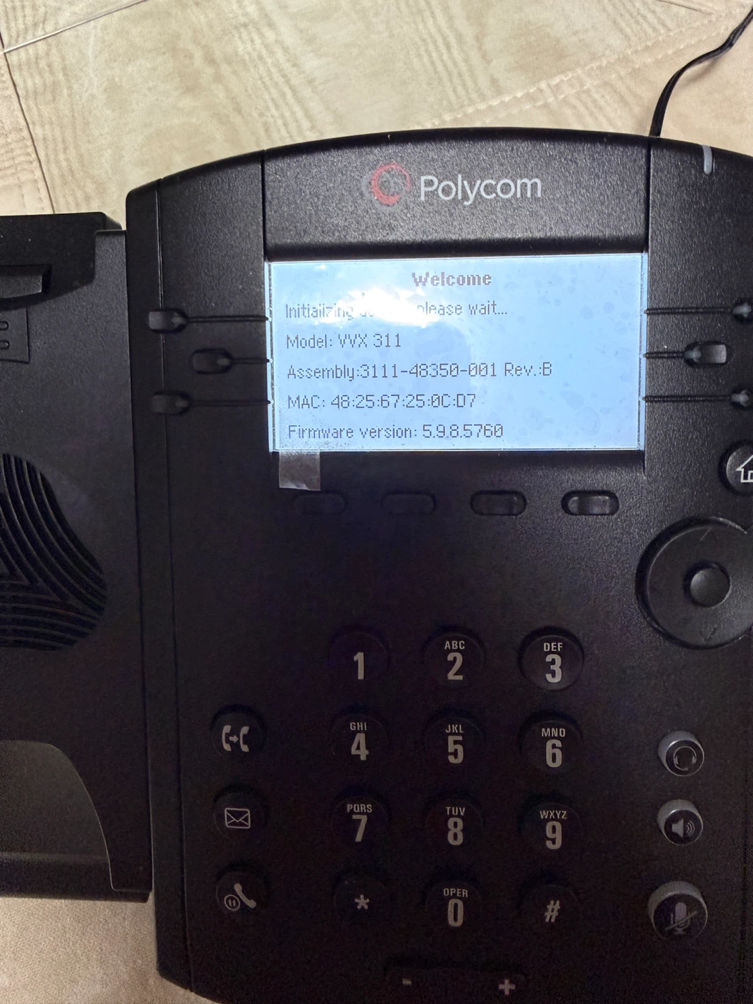 Polycom VVX 311 Business Media Phone