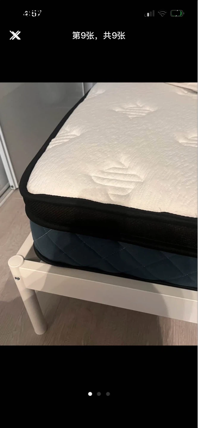 IKEA king size Mattress and bed frame