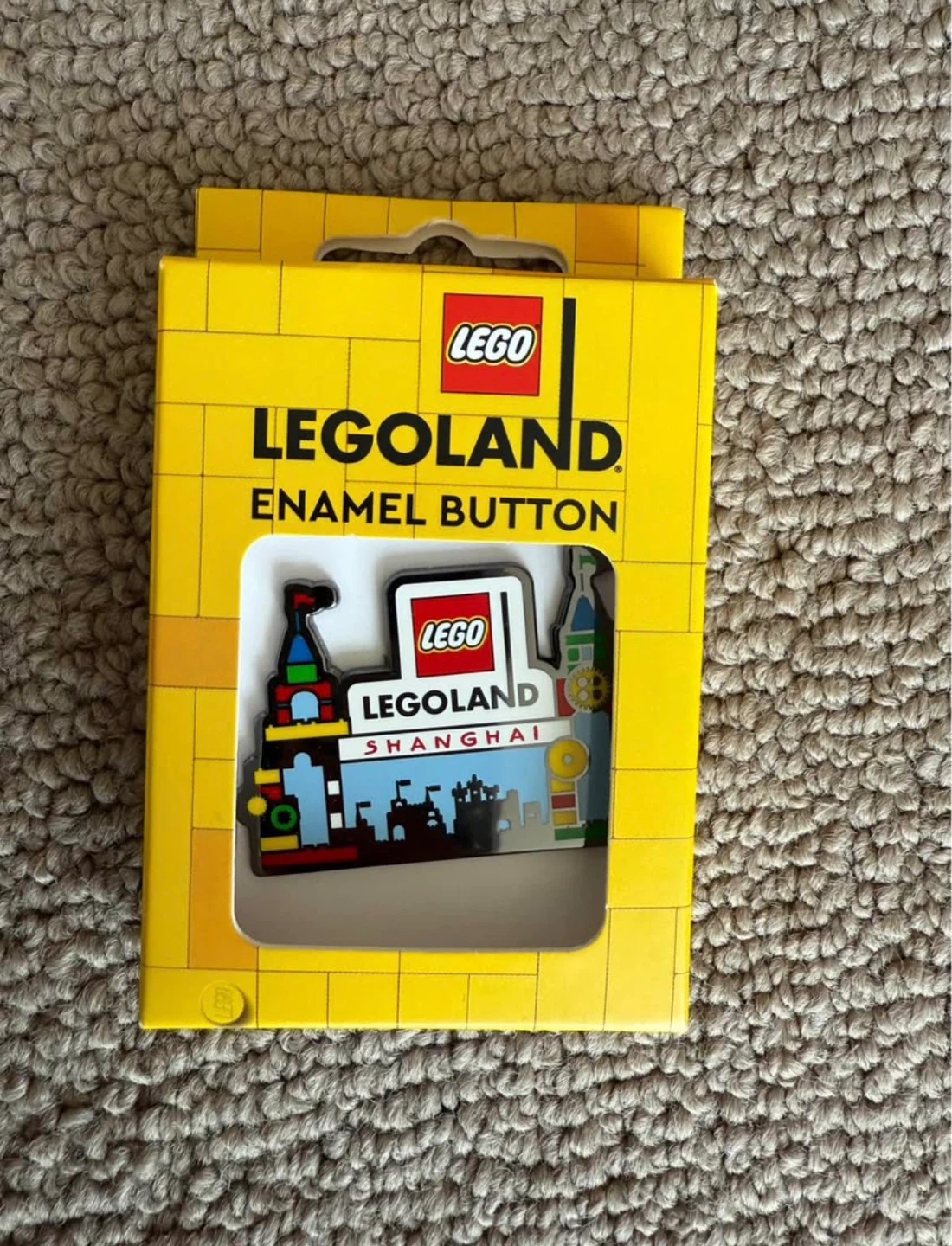 LEGO Legoland Shanghai Enamel Button Pin