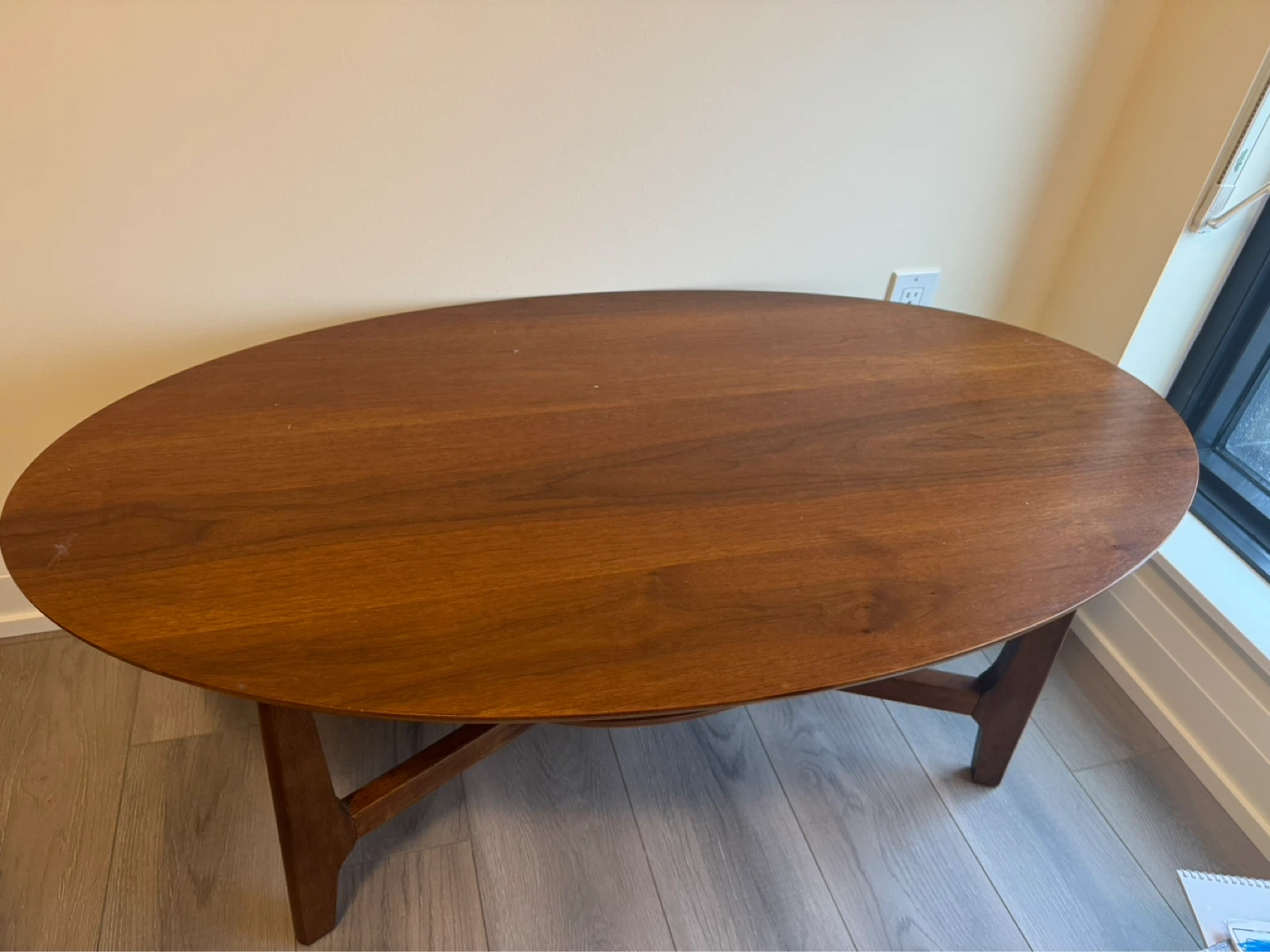Oval Coffee Table with Lower Shelf - photo 5