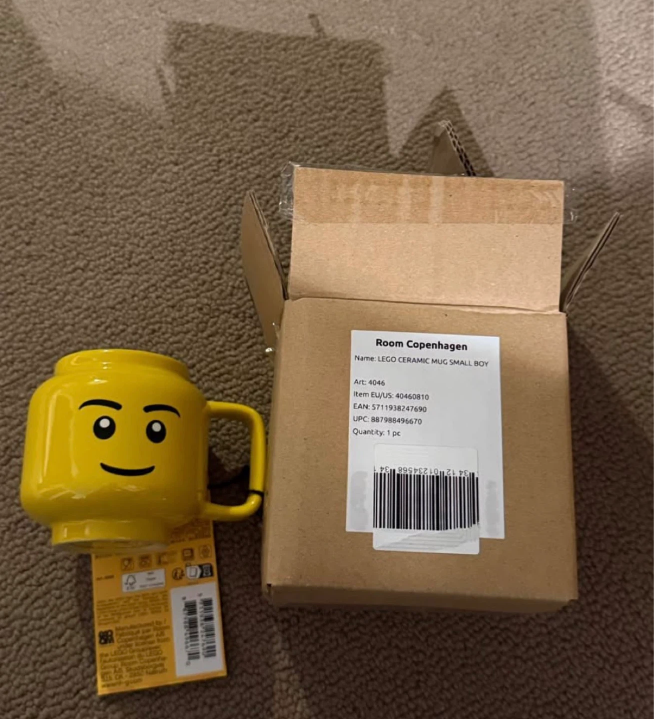 LEGO Ceramic Mug - Small Boy Yellow - photo 2