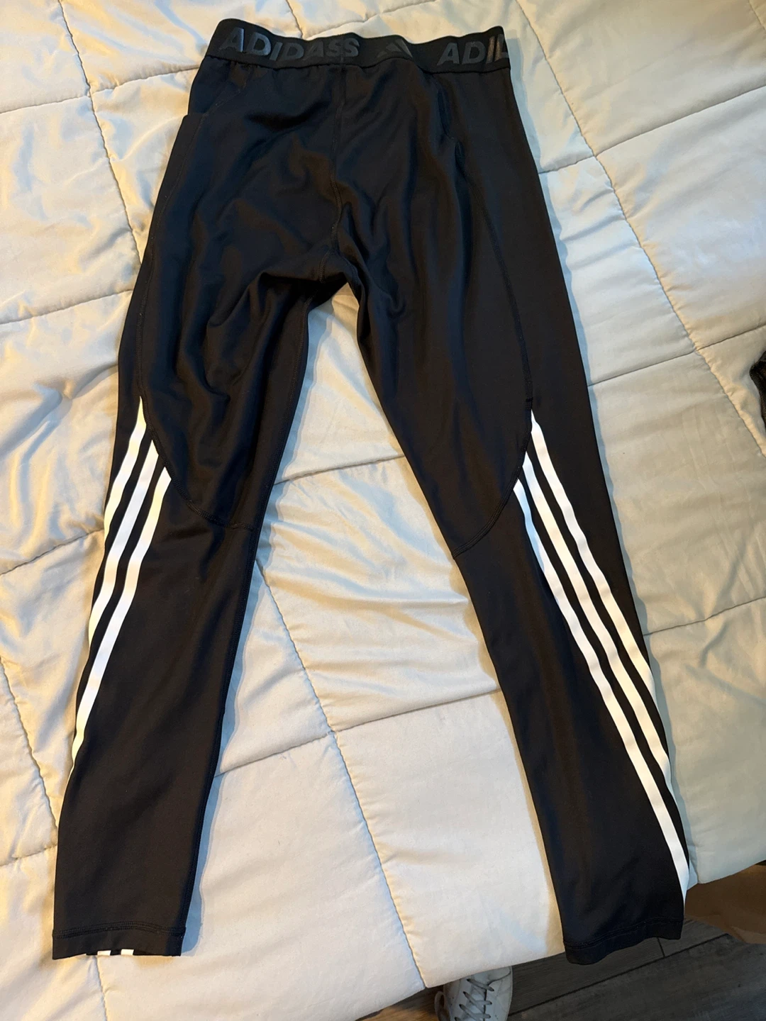 Adidas Black Techfit Primegreen Leggings Size Medium - photo 2