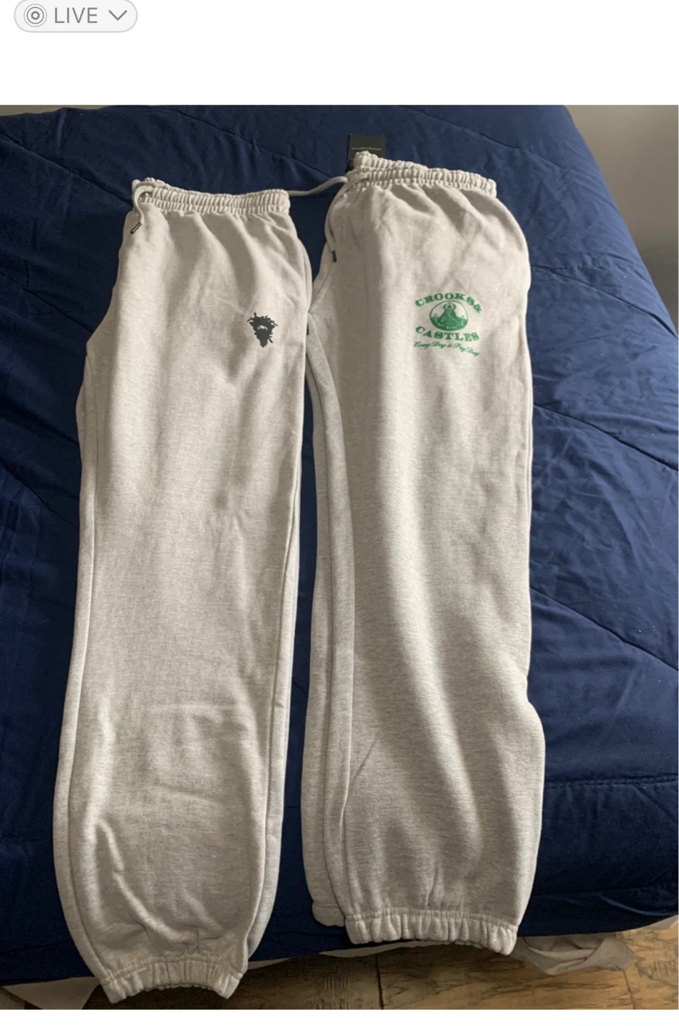 CROOKS AND CASTLES SWEATPANTS
