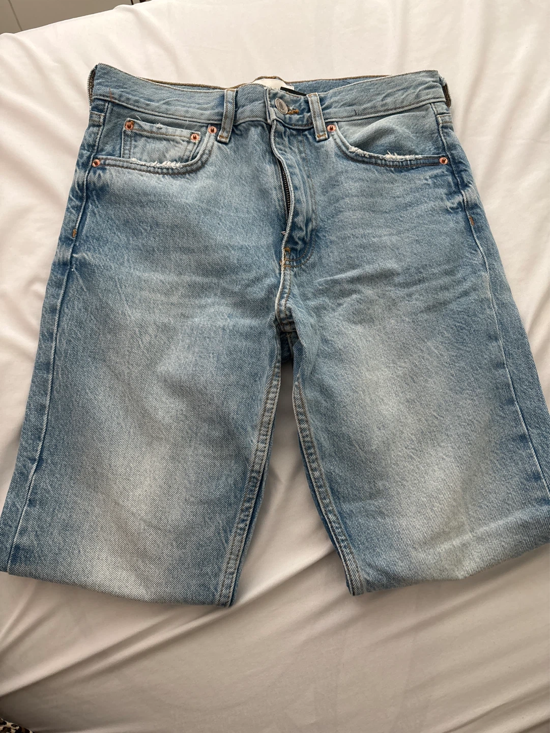 ZARA Light Wash Denim Jeans - Size 4 - photo 3