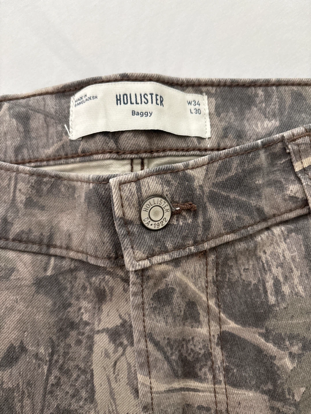 Hollister Baggy Jeans W34 L30 - photo 2