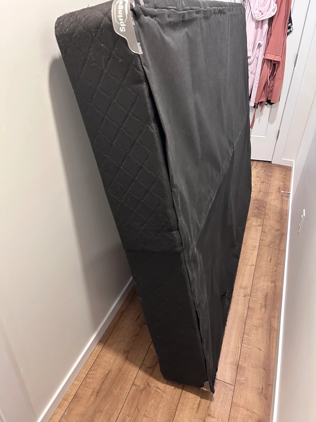 Springwall Box Spring + Metal Frame - $60 OBO - photo 3