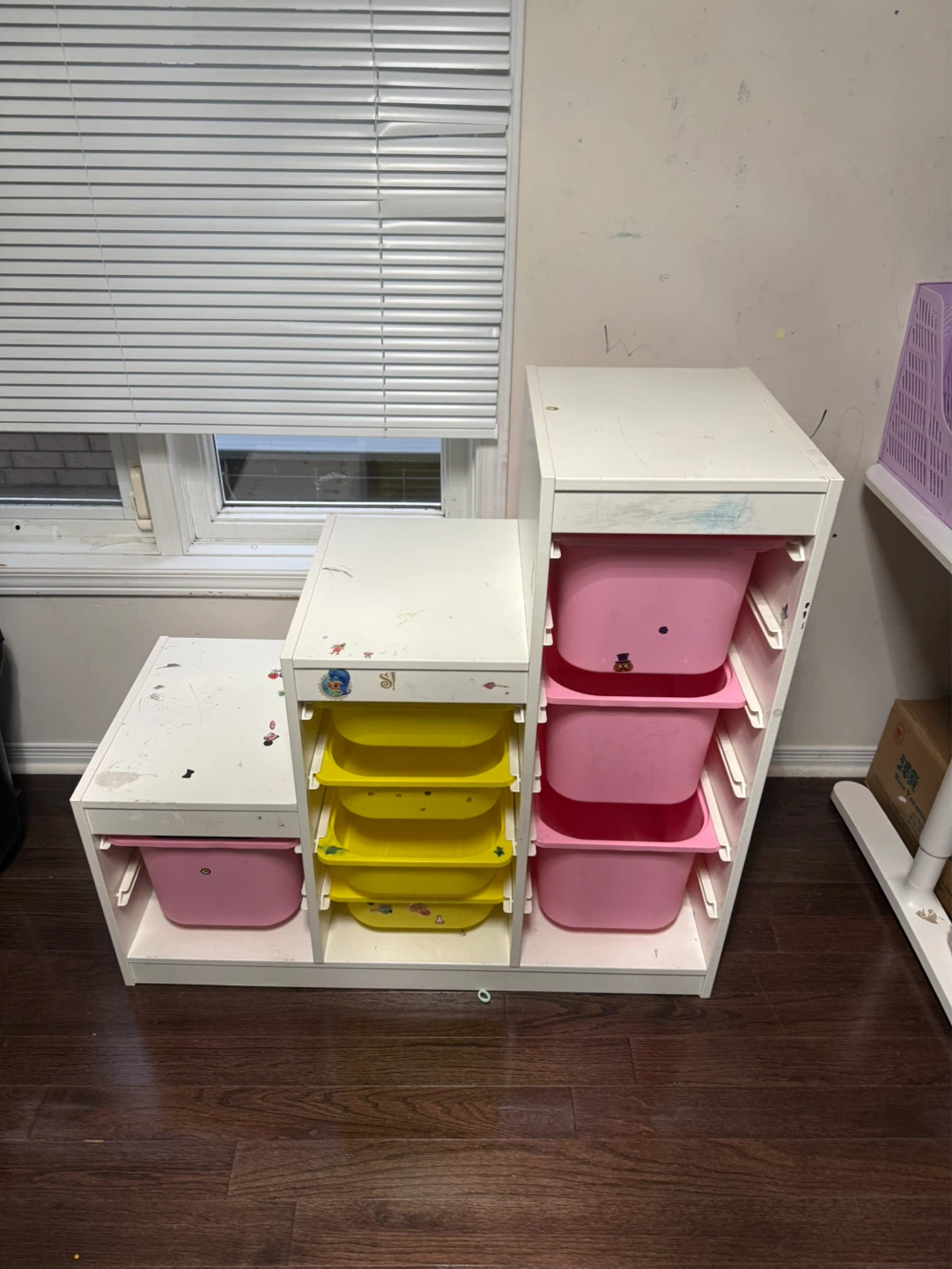 Kids Toy Storage Organizer Unit with Bins