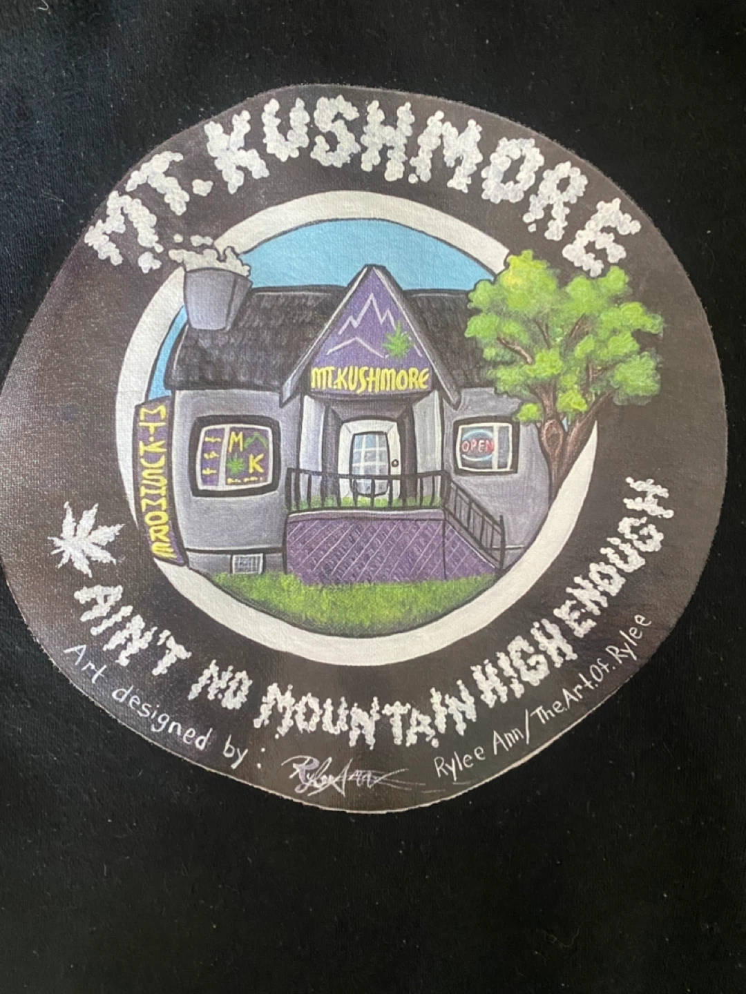 Black thick hoodie - Mt. Kushmore - photo 4
