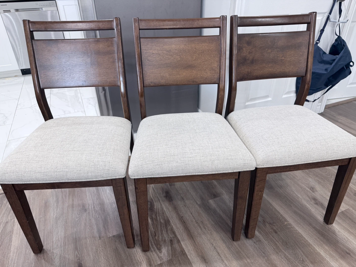 Wooden Dining Table with 4 Chairs - photo 2