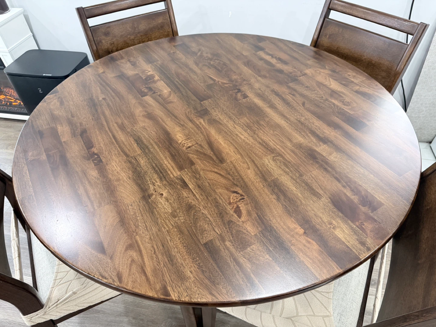Wooden Dining Table with 4 Chairs - photo 4